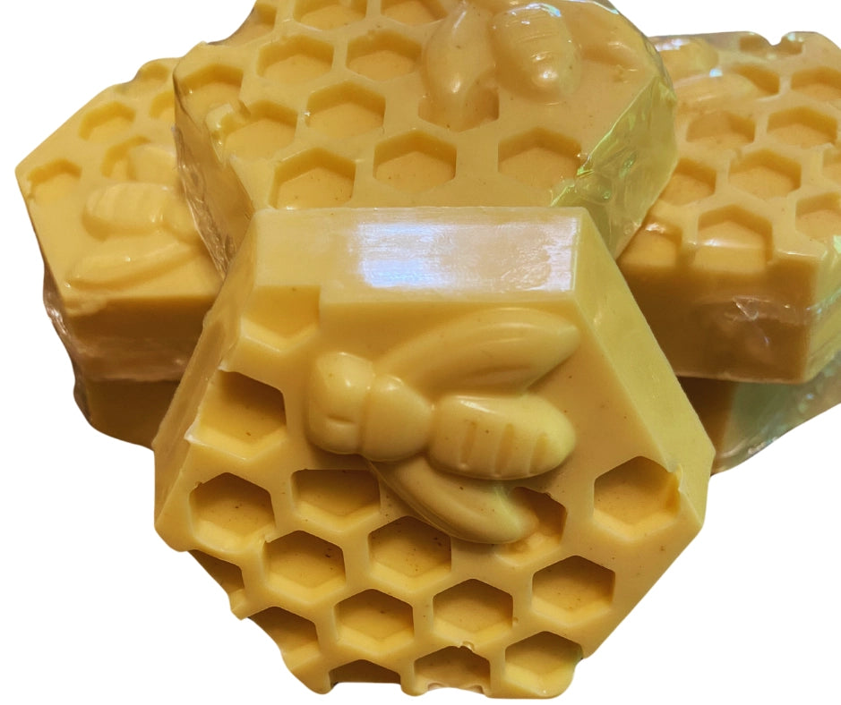 Handcrafted Almond & Goat's Milk Honeycomb Soap