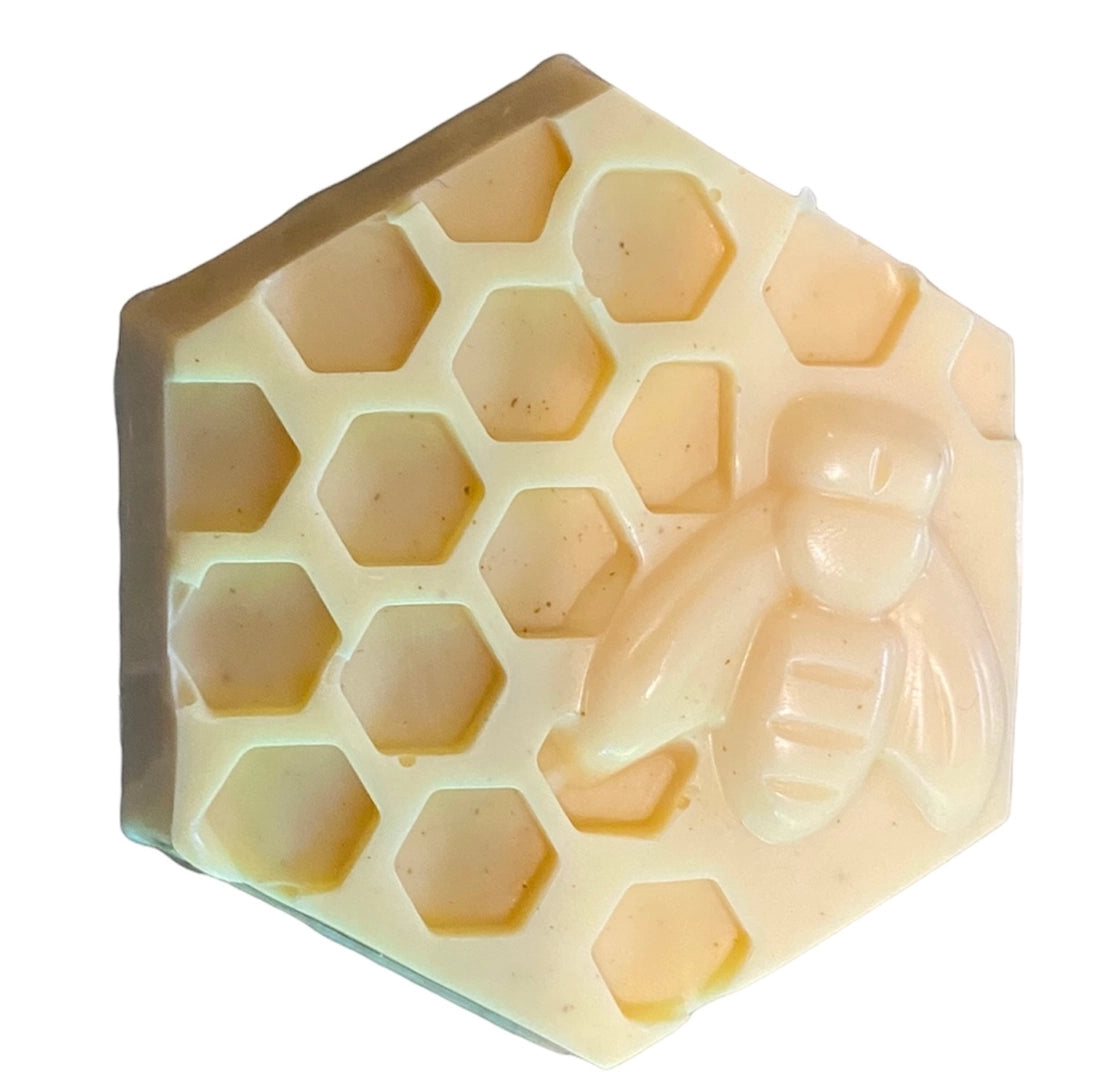 Handcrafted Almond & Goat's Milk Honeycomb Soap