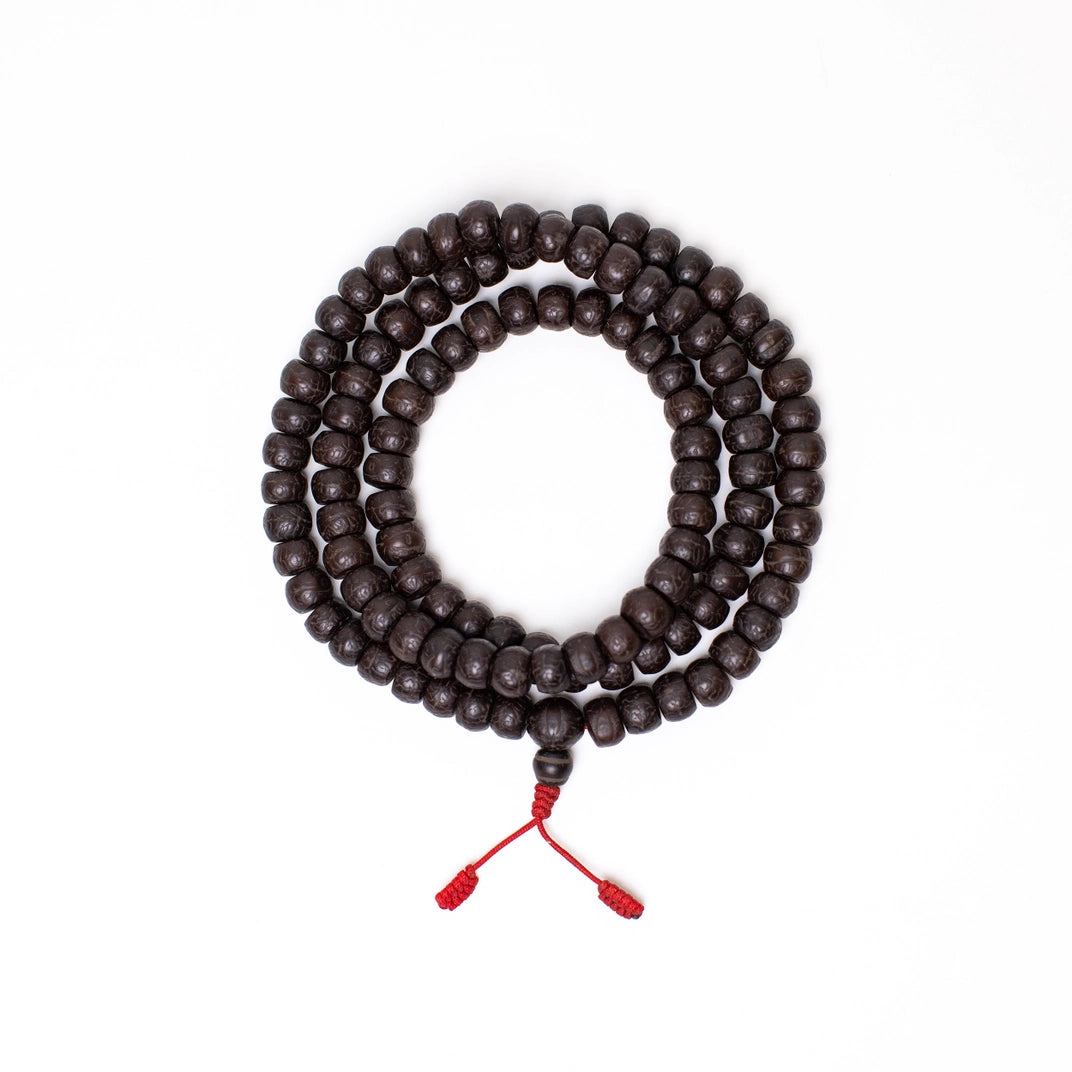 Handcrafted 108 Bodhi Seed Mala Prayer Beads – A Journey to Mindfulness