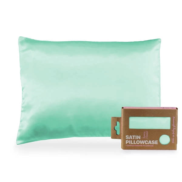 Satin Pillowcase for Hair & Skin – Eco-Friendly Packaging (Queen/Standard Size)