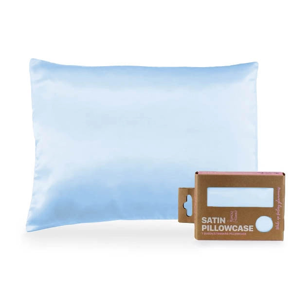 Satin Pillowcase for Hair & Skin – Eco-Friendly Packaging (Queen/Standard Size)