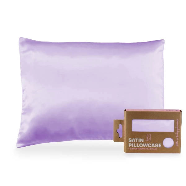 Satin Pillowcase for Hair & Skin – Eco-Friendly Packaging (Queen/Standard Size)