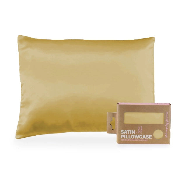 Satin Pillowcase for Hair & Skin – Eco-Friendly Packaging (Queen/Standard Size)