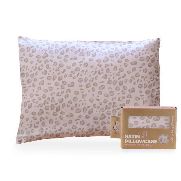 Satin Pillowcase for Hair & Skin – Eco-Friendly Packaging (Queen/Standard Size)