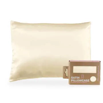 Satin Pillowcase for Hair & Skin – Eco-Friendly Packaging (Queen/Standard Size)