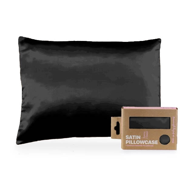 Satin Pillowcase for Hair & Skin – Eco-Friendly Packaging (Queen/Standard Size)